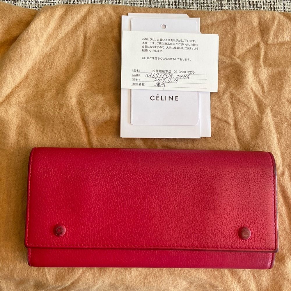 Celine Wallet Withchain And Insert - image 1